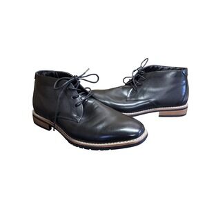 Ashford Hayes Quinn Chukka Boots Mens Size 11 Black Synthetic Lace Up Dress